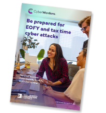 Cover of EOFY & tax time Cyber Security Guide